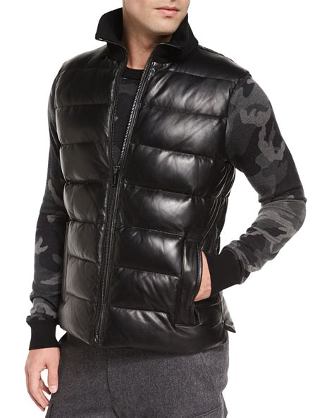 Michael Kors puffer vest men's